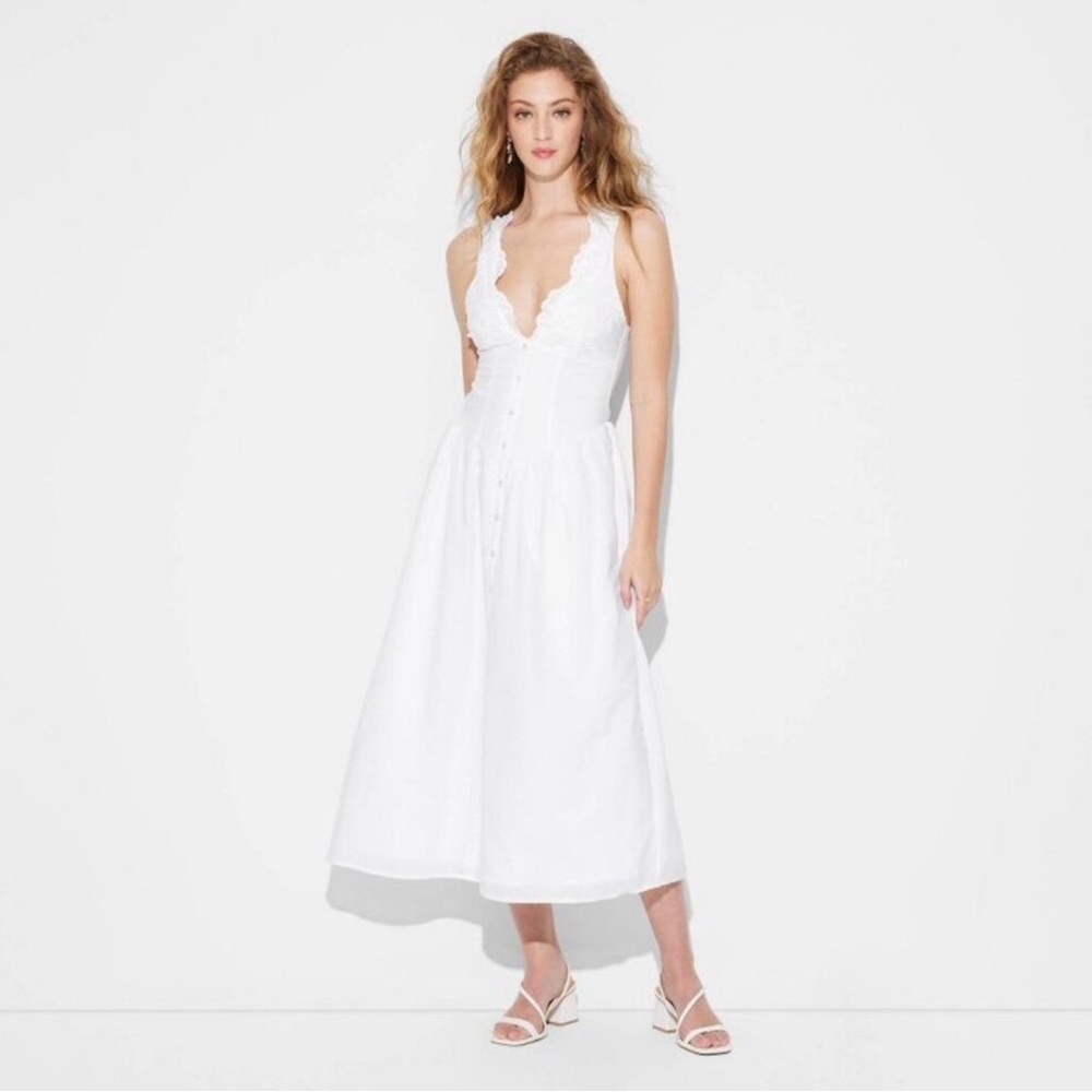 Wild Fable White Maxi Dress